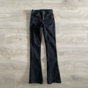 MOTHER the runaway skinny Flare jeans black Women's Jeans